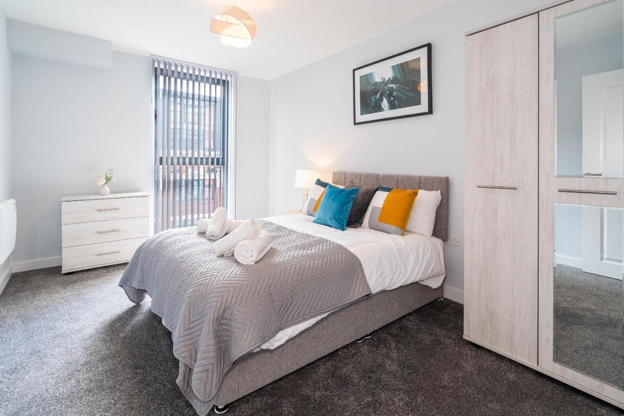 New Build - 2 Bed Snug Modern Apartment - Juliet Balcony - Roof Top Terrace - Digbeth, Birmingham City Centre - Free Netflix & Smart Tv Exterior foto
