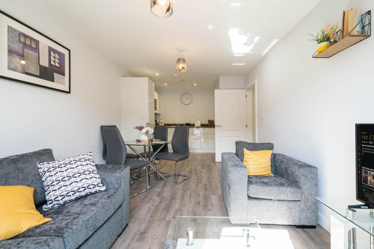 New Build - 2 Bed Snug Modern Apartment - Juliet Balcony - Roof Top Terrace - Digbeth, Birmingham City Centre - Free Netflix & Smart Tv Exterior foto